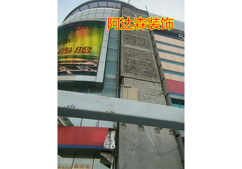 商场大厦观光电梯安装施工